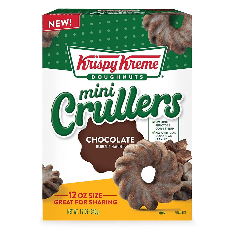 Krispy Kreme Chocolate Mini Crullers 12oz