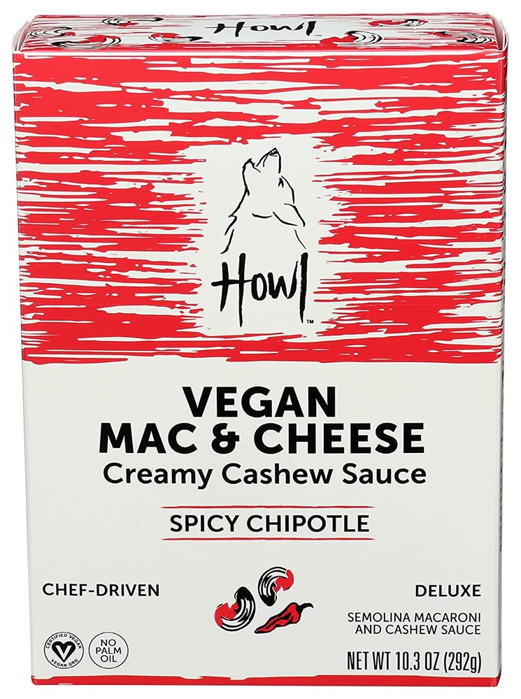 Howl Spicy Chipotle Vegan Mac & Cheese 10.3oz (BEST BY: AUGUST 2023)