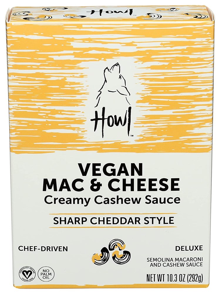 Howl Sharp Cheddar Style Vegan Mac & Cheese 10.3oz