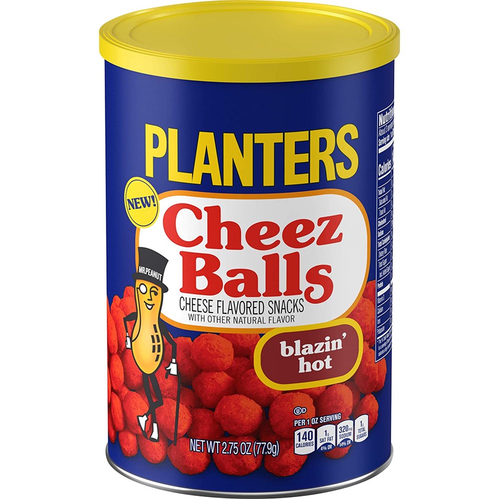 Planter's Blazin' Hot Cheez Balls 2.5oz