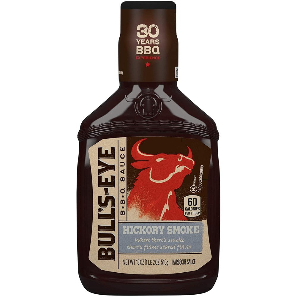 Bull's Eye Hickory Smoke BBQ Sauce 18oz (BEST BY: DEC 24)