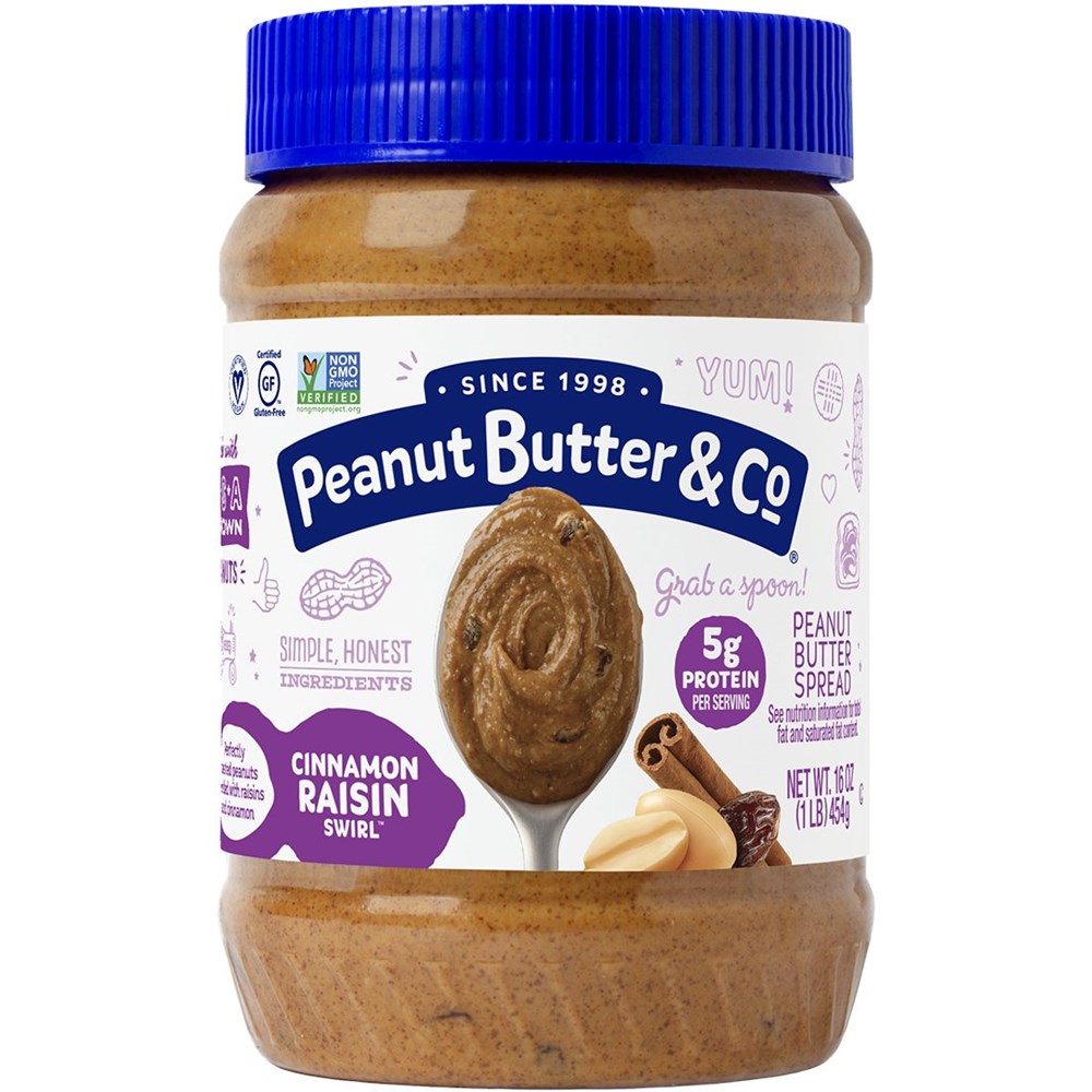 PB&Co Peanut Butter Cinnamon Raisin Swirl 16oz