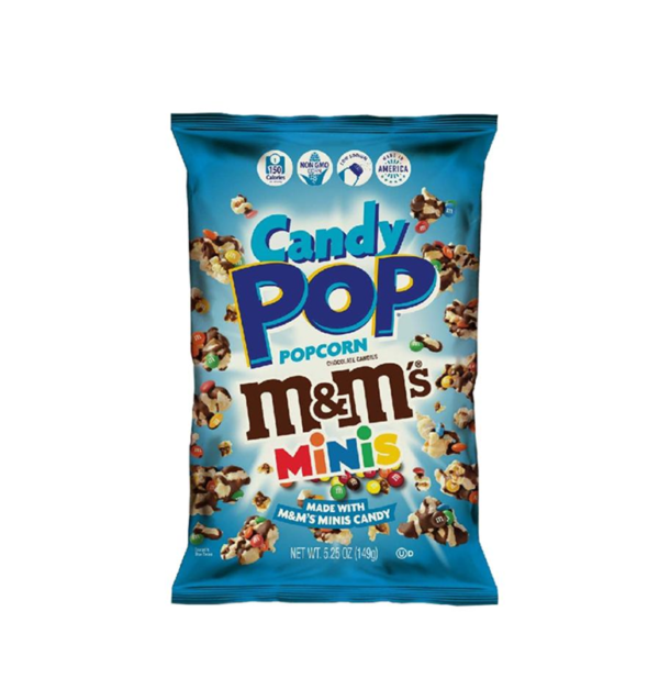 Candy Pop M&M Minis Popcorn 5.25oz
