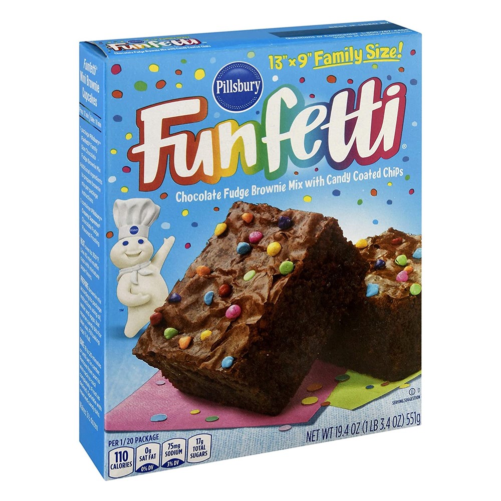 Pillsbury Funfetti Chocolate Fudge Brownie Mix 19.4oz