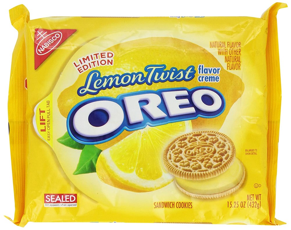 Oreo Lemon Twist Sandwich Cookies 15.25oz
