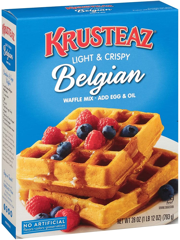 Krusteaz Belgian Waffle Mix 28oz