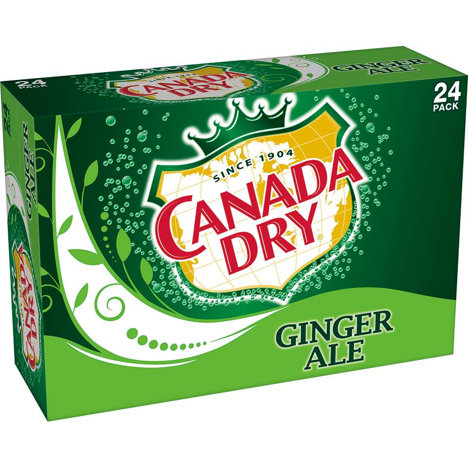 Canada Dry Ginger Ale 24 Pack / 12oz cans
