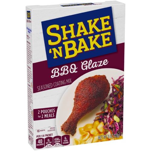 Shake 'n Bake BBQ Glaze Seasoned Coating Mix 6oz (BEST BY: DEC 2025)