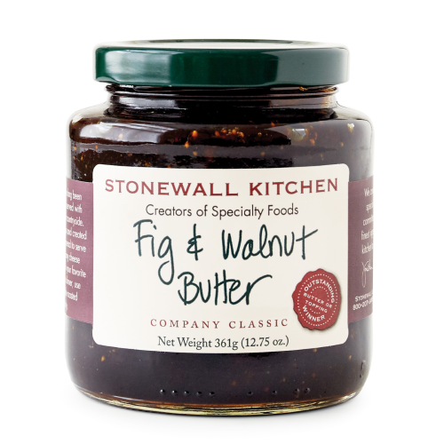 Stonewall Kitchen Fig & Walnut Butter 12.75oz (BEST BY: AUG 2023)