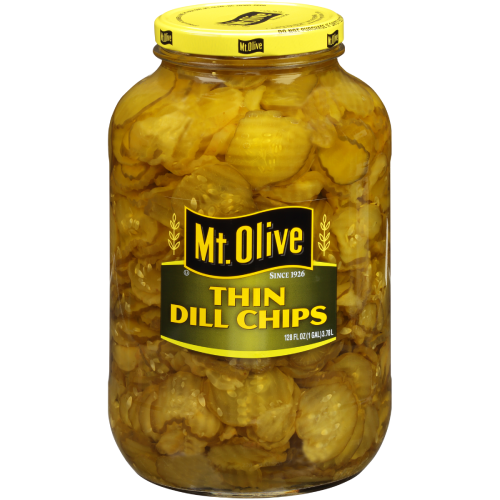 Mt. Olive Thin Dill Chips 128oz