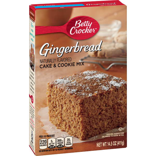 Betty Crocker Gingerbread Cake & Cookie Mix 14.5oz