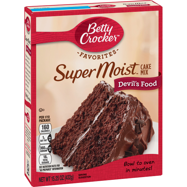 Betty Crocker Super Moist Favorites Devil's Food Cake Mix 15.25oz