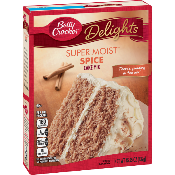 Betty Crocker Super Moist Delights Spice Cake Mix 13.25oz