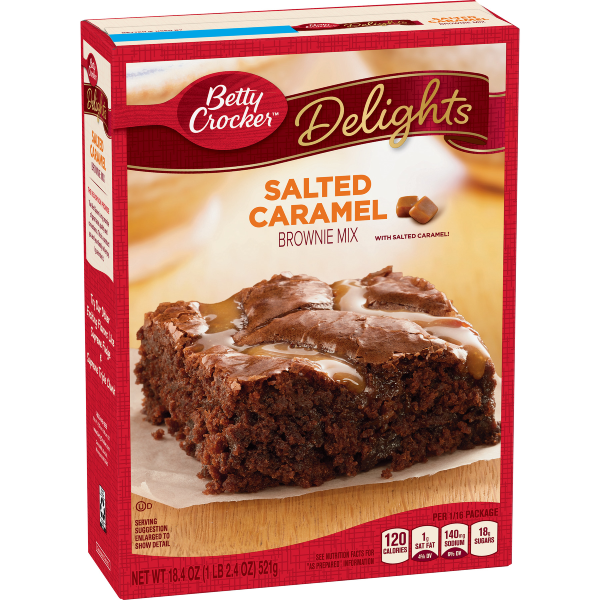 Betty Crocker Salted Caramel Brownie Mix 18.4oz
