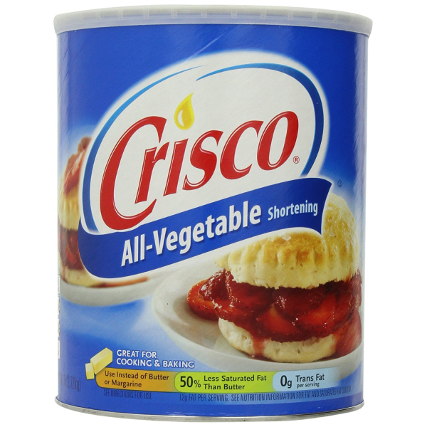 Crisco All-Vegetable Shortening Canister 6lb