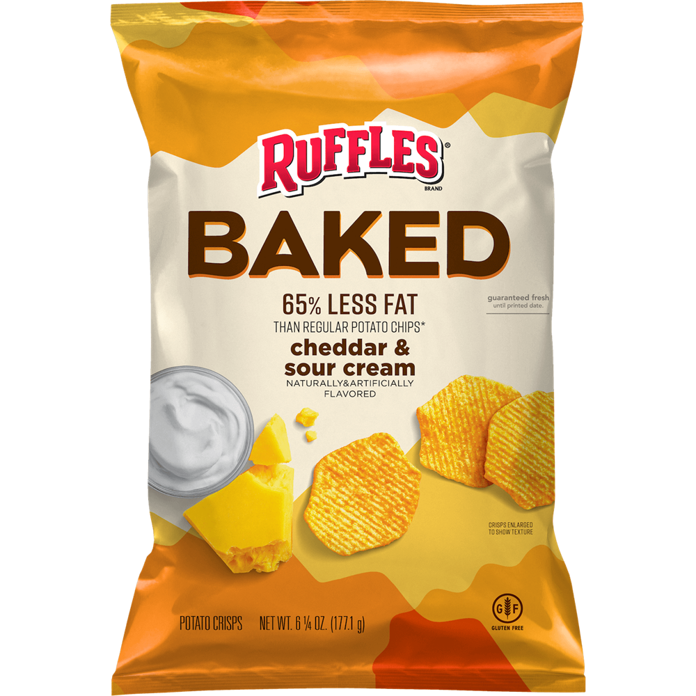 Ruffles Baked Cheddar Sour Cream 6oz