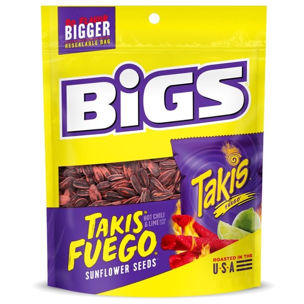 Bigs Takis Fuego Sunflower Seeds 5.35oz