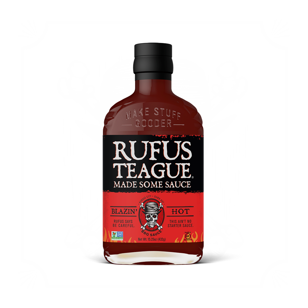 Rufus Teague Blazin Hot BBQ Sauce 15.25oz