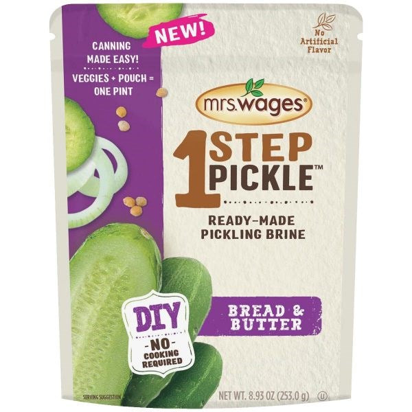 Mrs Wages 1 Step Pickle Bread & Butter 8.93oz