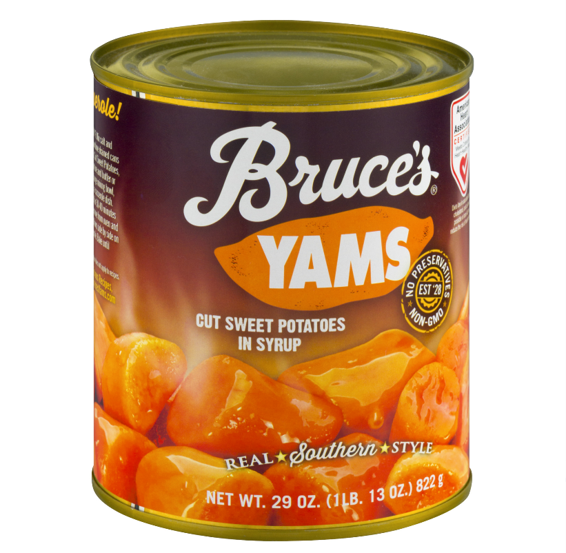 Bruce Yams Cut Sweet Potatoes in Syrup 29oz – USAFoods