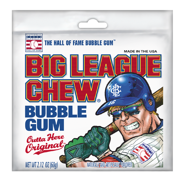 Big League Chew Outta Here Original (Boy) Bubble Gum 2.12oz