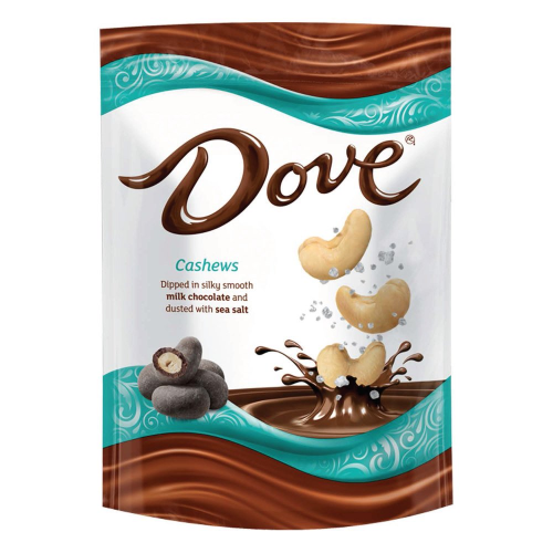 Dove Milk Chocolate Cashews with Sea Salt 5oz