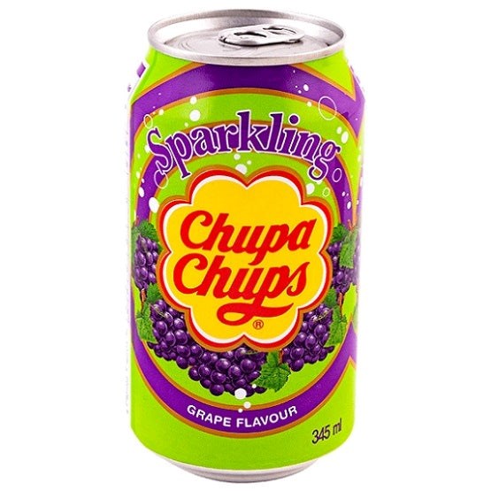 Chupa Chups Sparkling Grape Drink 11.66oz