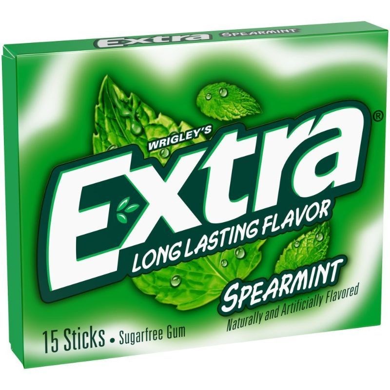 Extra Spearmint Sugarfree Gum 15ct