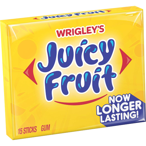 Wrigley's Juicy Fruit Chewing Gum 15ct