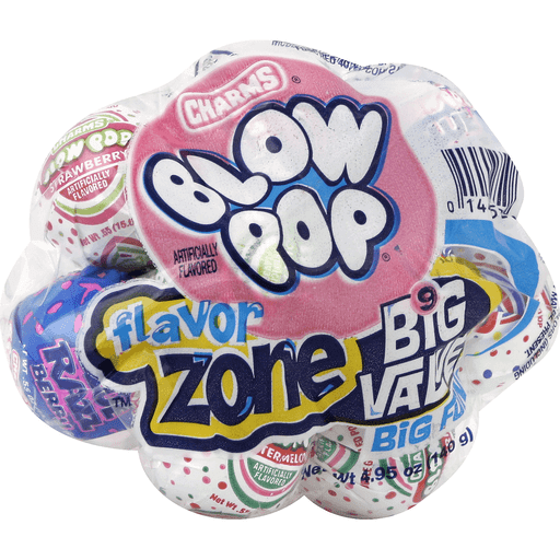 Charms Blow Pop Flavor Zone 9ct