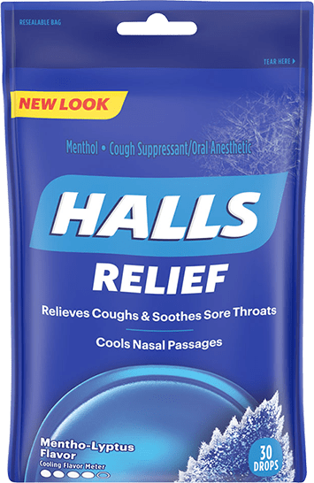 Halls Menthol-Lyptus Flavor Cough Drops 30ct