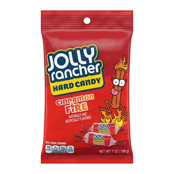 Jolly Rancher Cinnamon Fire Hard Candy 7oz