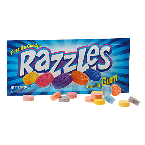Razzles Original Candy 1.4oz