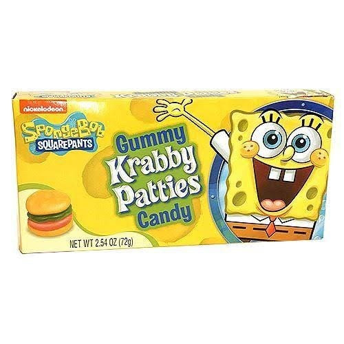 Spongebob Krabby Patties Gummy Candy 2.54oz