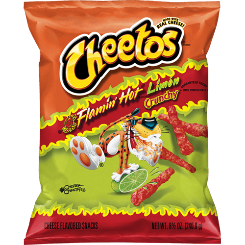 Cheetos Flamin' Hot Limon Crunchy 8oz