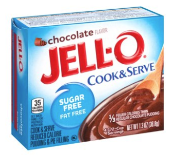 Jell-O Cook & Serve Sugar & Fat Free Chocolate Pudding 1.3oz