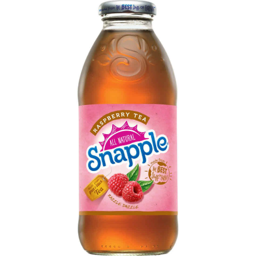 Snapple Raspberry Tea Glass Bottle 16oz