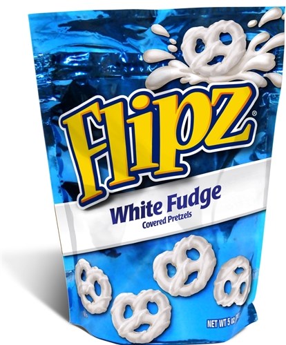Flipz White Fudge Covered Pretzels 5oz