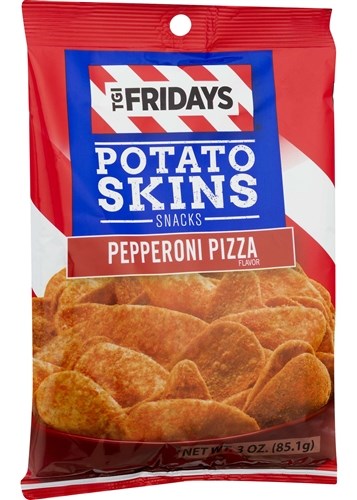 TGIF Pepperoni Pizza Potato Skins Snacks 3oz