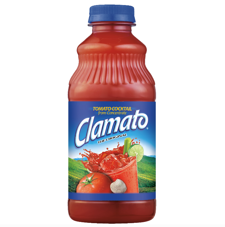 Clamato Cocktail Plastic Bottle 32oz (Made in Mexico)