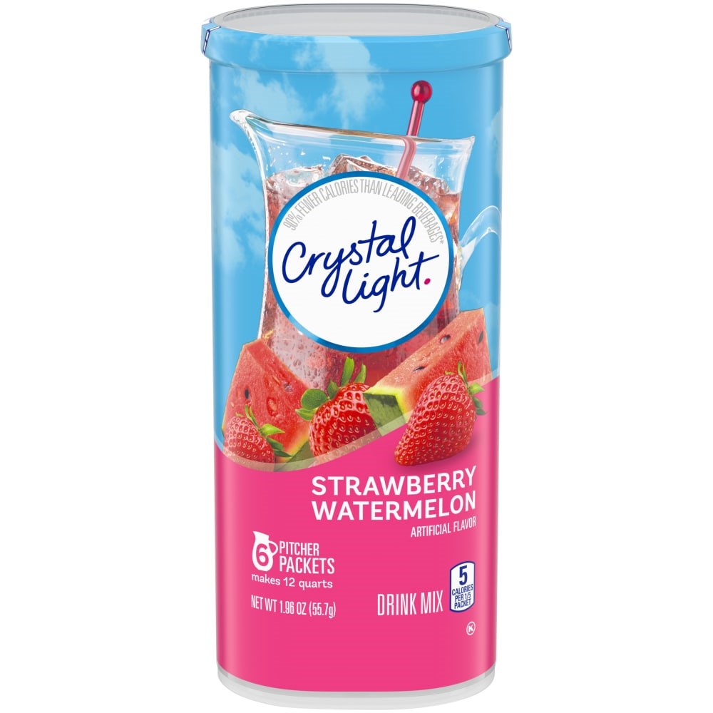 Crystal Light Strawberry Watermelon Drink Mix 6ct