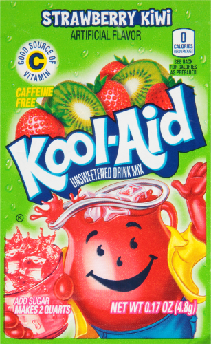 Kool Aid Strawberry Kiwi Unsweetened Drink Mix 0.17oz