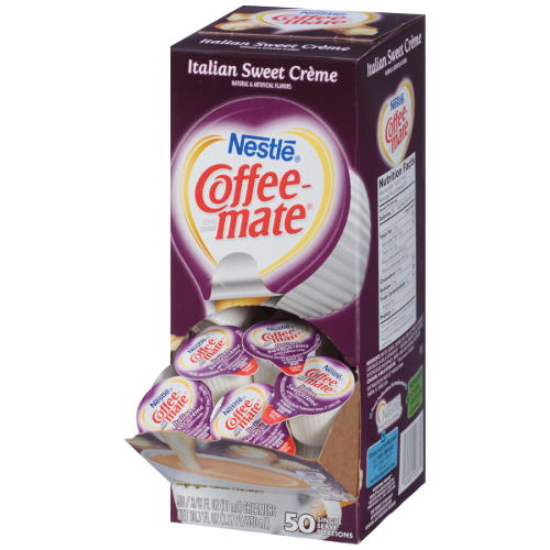 Coffee-Mate Italian Sweet Creme Liquid Creamer Singles 50ct