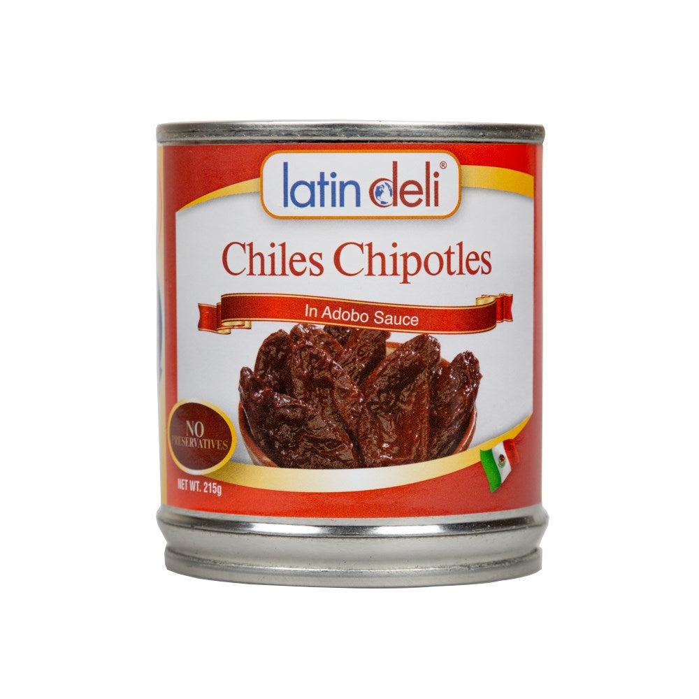 Latin Deli Chiles Chipotles in Adobo Sauce 215g USAFoods