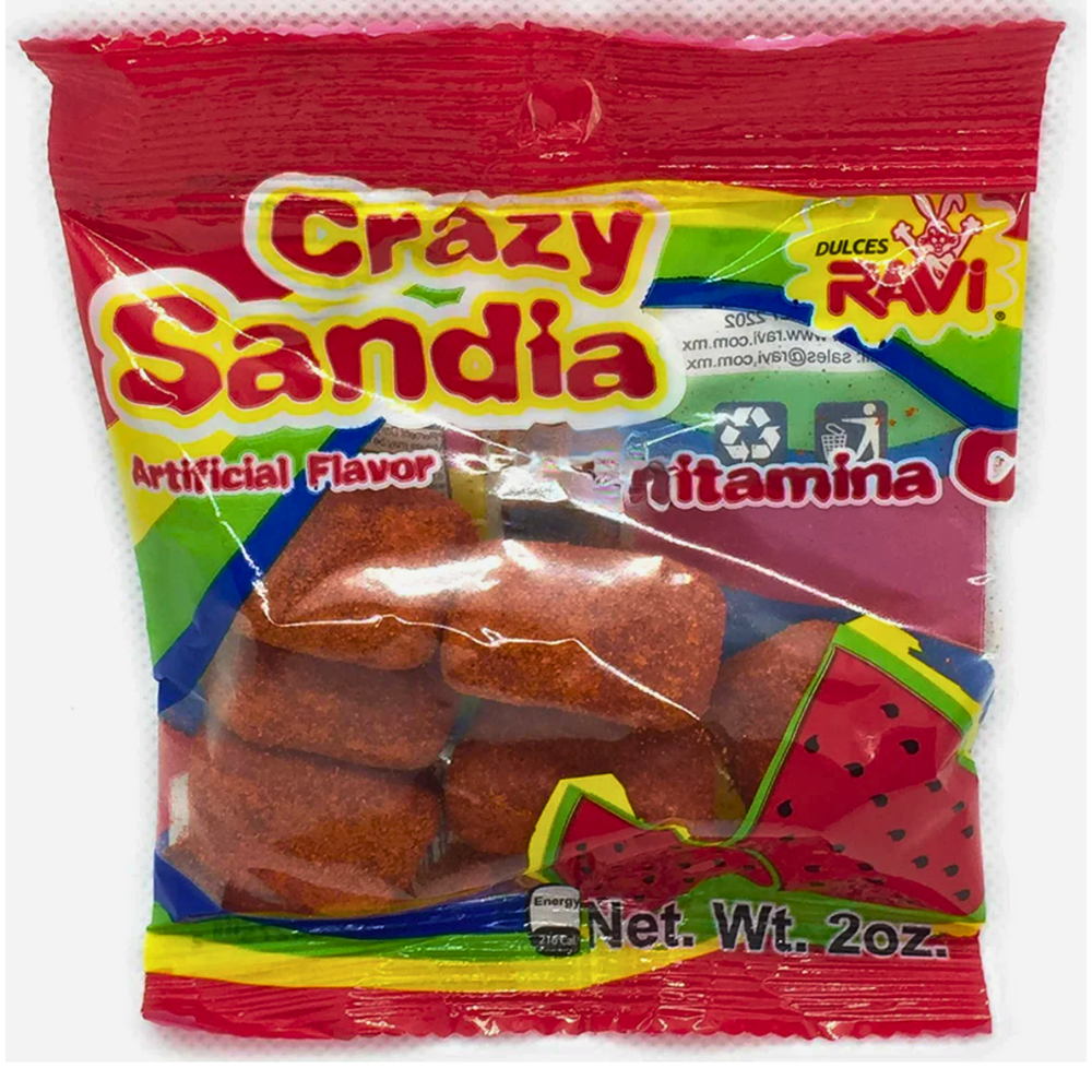 Crazy Sandia Watermelon Hot Jellies 2oz