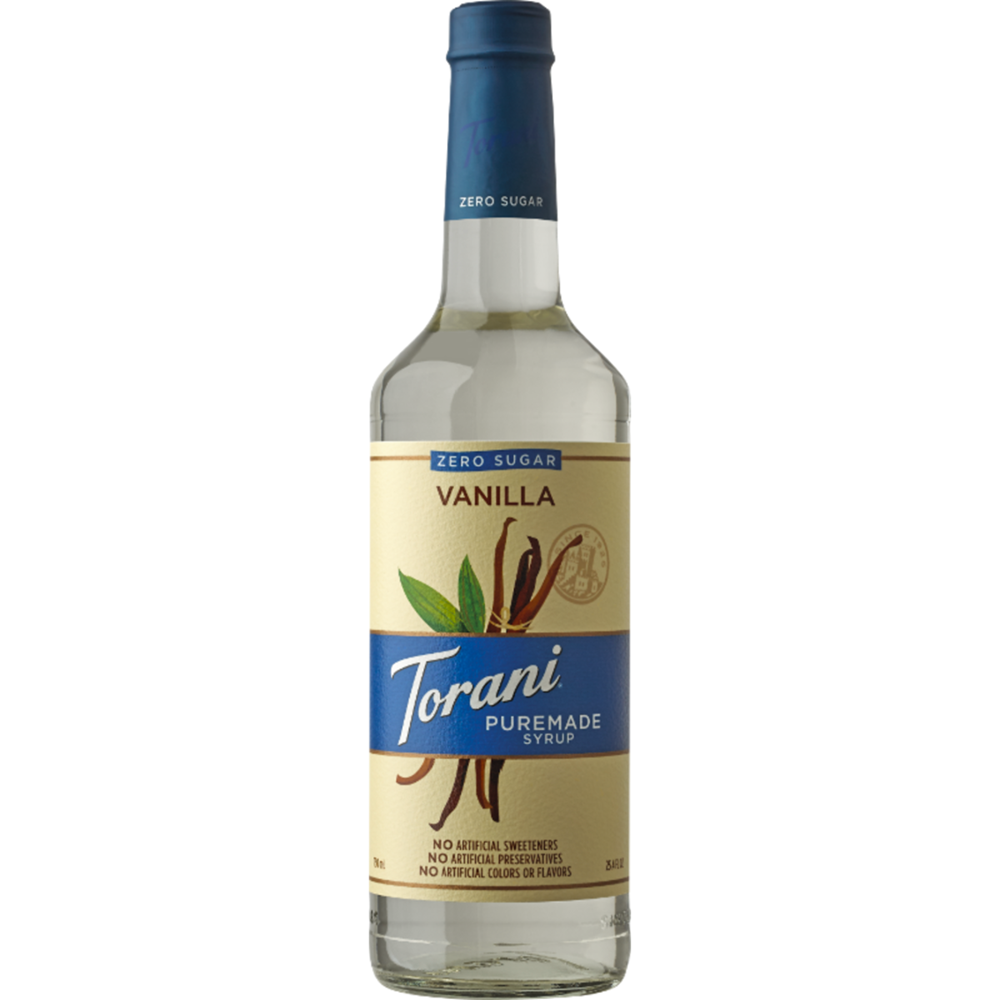 Torani Sugar Free (ZERO) Vanilla Syrup 25.4oz