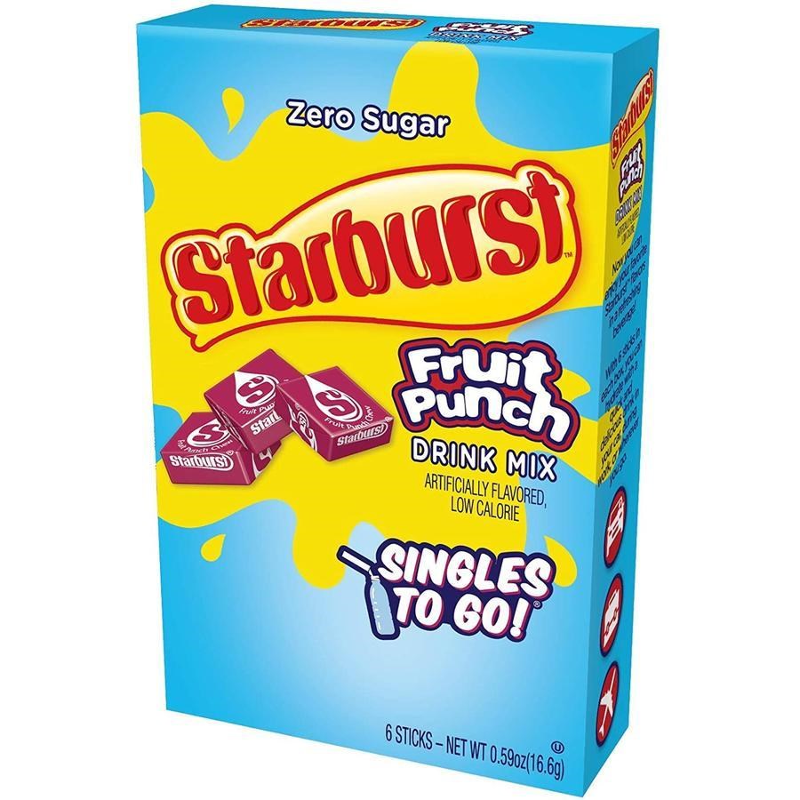 Starburst Fruit Punch Drink Mix 6ct