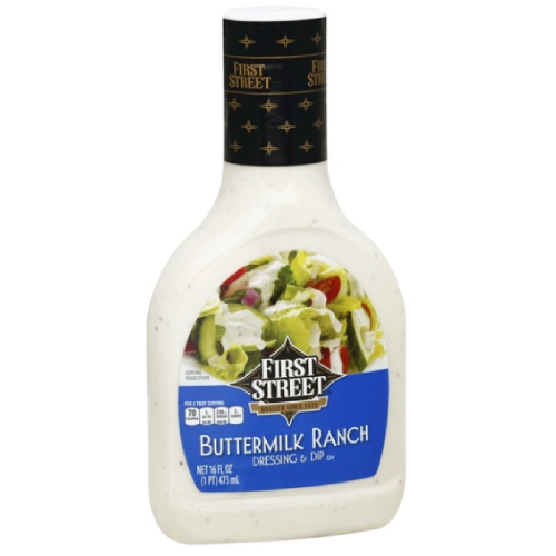 First Street Buttermilk Ranch Dressing 16oz (BEST BY: SEP 25)