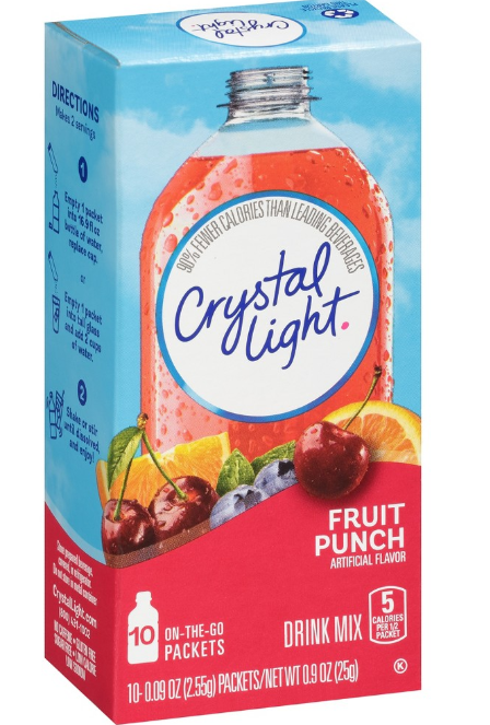 Crystal Light Fruit Punch On the Go 10ct