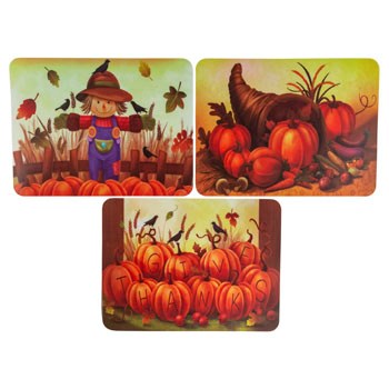 Harvest Print Plastic Placemat
